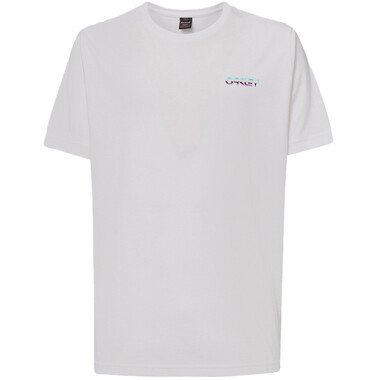 T-Shirt OAKLEY TWISTED WAVE B1B RC Maniche Corte Bianco 2022 0